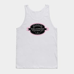 Balljointed Soulmates Design Black rose Tank Top